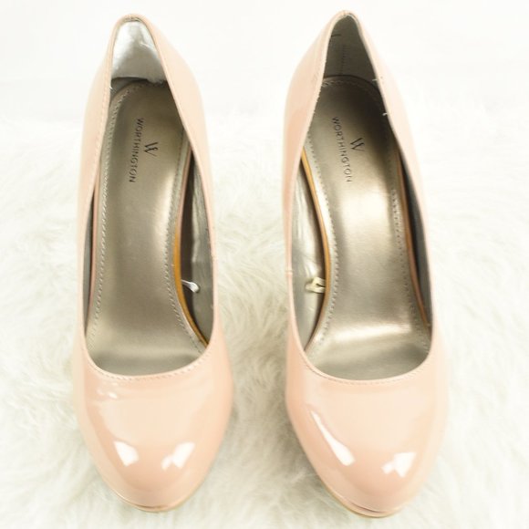 Worthington Beige High Heel Pumps Size 8.5 - Picture 1 of 10